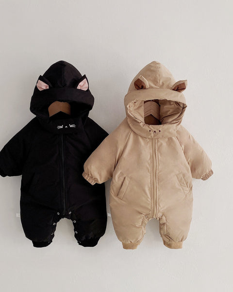 Baby Jumpsuit Baby Thick Winter Clothes